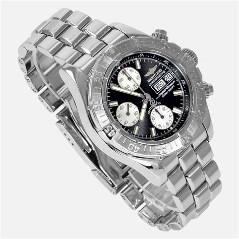 breitling stainless steel chronograph|certified pre owned breitling watches.